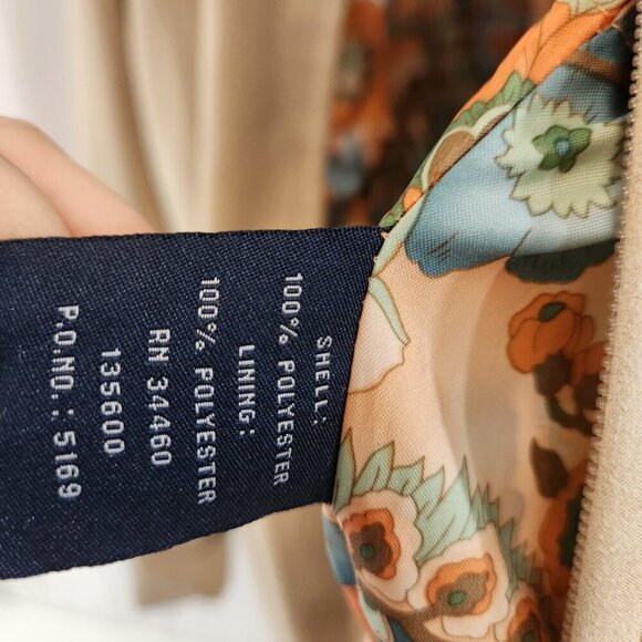 London Fog Sport Trench Coat Beige Size Large Womens Hooded - Picture 11 of 11